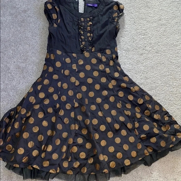 Mexx grey gold  girl holiday dress - Picture 8 of 15